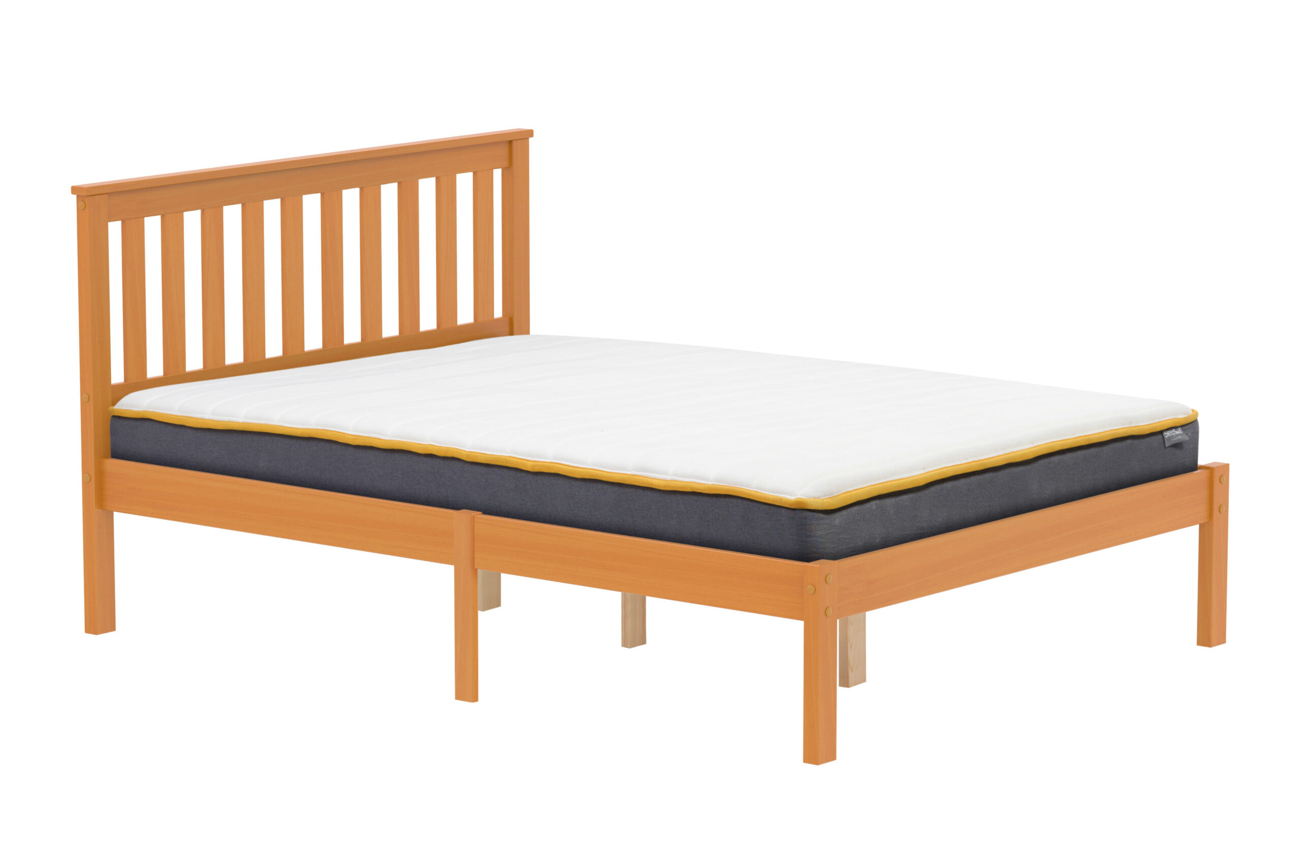 BIRLEA Denver 5ft King Size Pine Wooden Bed Frame £239 - Image 2