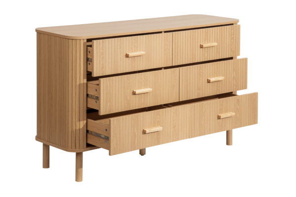 Birlea Axel 6 Drawer Fluted Chest - Image 2