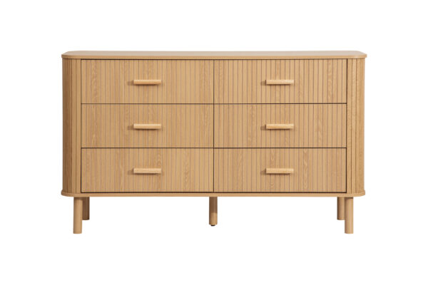 Birlea Axel 6 Drawer Fluted Chest - Image 3