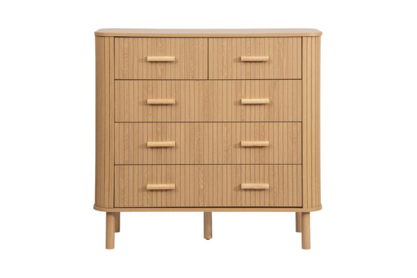 Birlea Axel 5 Drawer Fluted Chest - Image 3