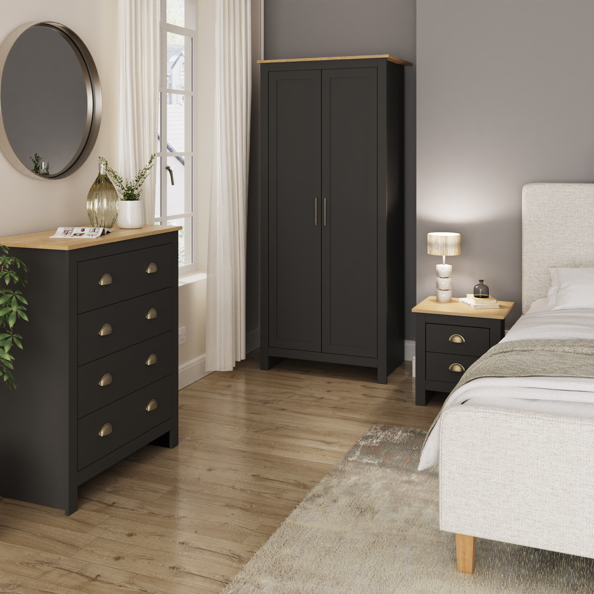 GFW LANCASTER 3 PIECE SET BLACK £279