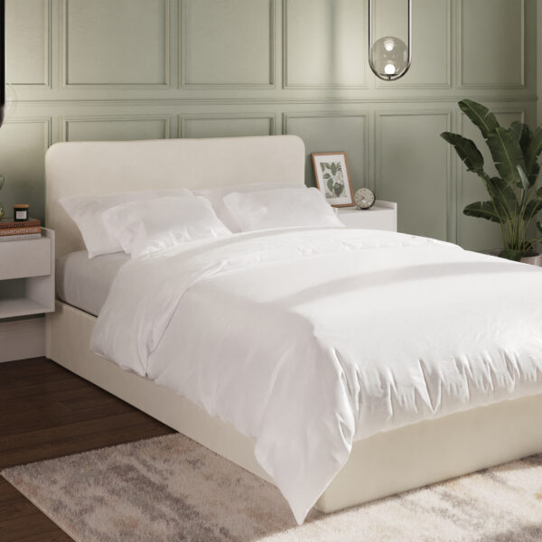 GFW CHISWICK 135CM DOUBLE OTTOMAN BED NATURAL £329