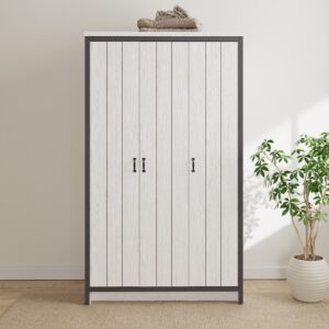 BOSTON 3 DOOR WARDROBE WHITE £249