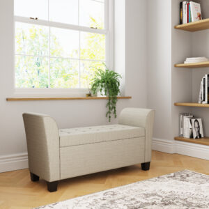 GFW VERONA WINDOW SEAT NATURAL FABRIC £109