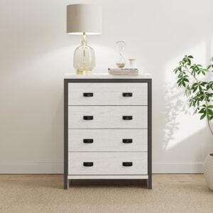 GFW BOSTON 4 DRAWER CHEST WHITE £139