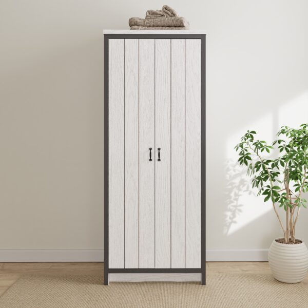 BOSTON 2 DOOR WARDROBE WHITE £179