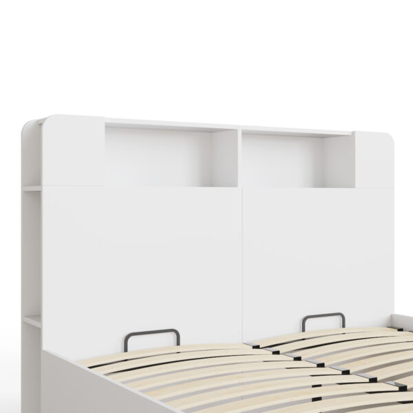 GFW Anya 4ft6 Double White Wooden Storage Ottoman Bed Frame £359 - Image 2