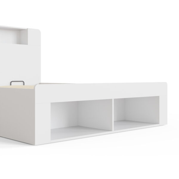 GFW Anya 4ft6 Double White Wooden Storage Ottoman Bed Frame £359 - Image 3