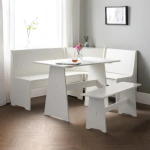 Julian Bowen Newport Corner Dining Set - Surf White £449