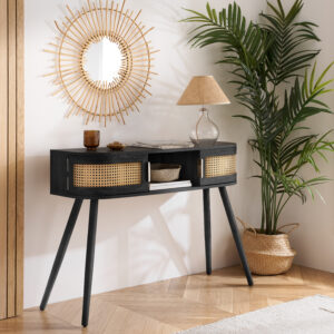 Birlea Noah Black Console Table £149