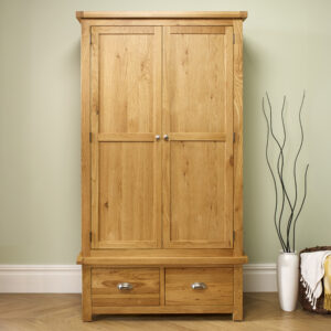 Birlea Oak Woburn 2 Door 2 Drawer Wardrobe £599