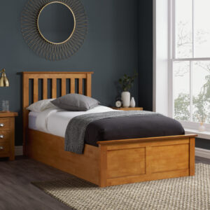 Phoenix Single Ottoman Bed Oak