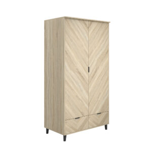 Stockholm Chevron Double Wardrobe £299