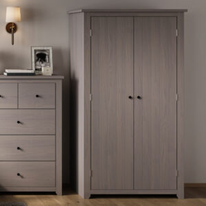 Havana Grey 2 Door Wardrobe £269
