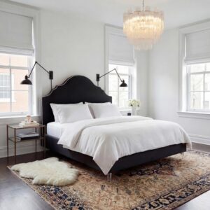 Quince Onyx Upholstered Bed from £429