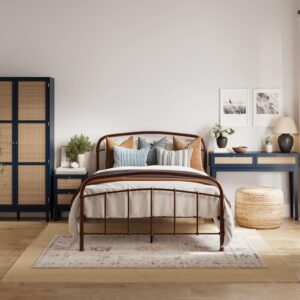 Halston Copper Metal Frame  Bed from £189