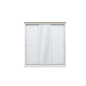 Devon White Triple Mirrored Sliding Wardrobe £499