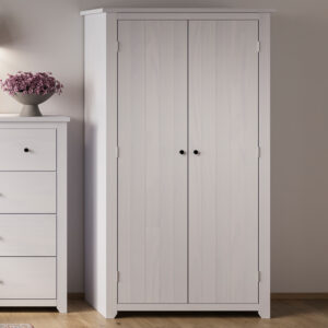 Havana White 2 Door Wardrobe £289