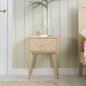 Herringford 1 Drawer Bedside