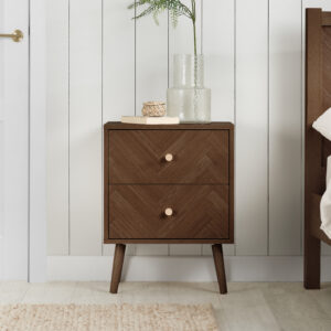 Herringford 2 Drawer Bedside