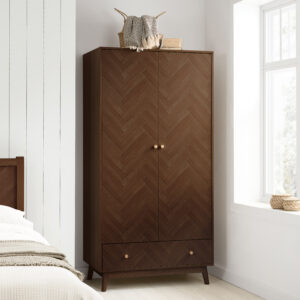 Herringford 2 Door 1 Drawer Wardrobe